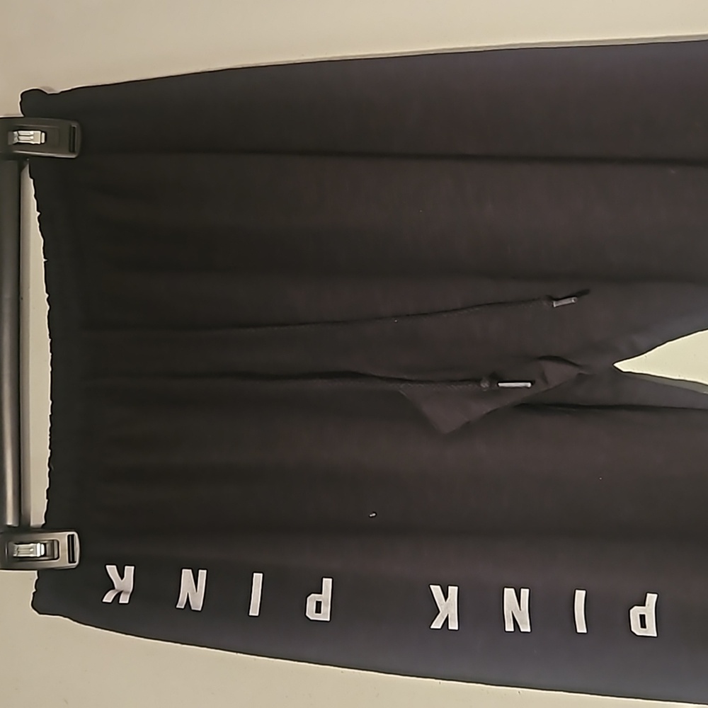 Victoria Secret Pink, size S, lounge pants, black
